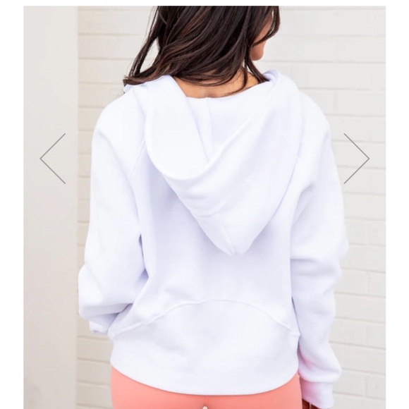 Pink Lily Light Pink Learn As You Go Quarter Zip Pullover Hoodie Sweatshirt New - Picture 10 of 12